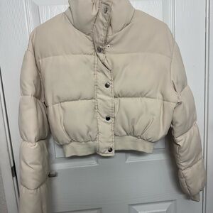 Cream Puffer Jacket